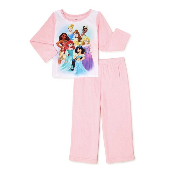 Disney Baby Other - Disney Princess Toddler Baby Girls Pajamas 2-Piece Flannel PJ Set Sleepwear NEW